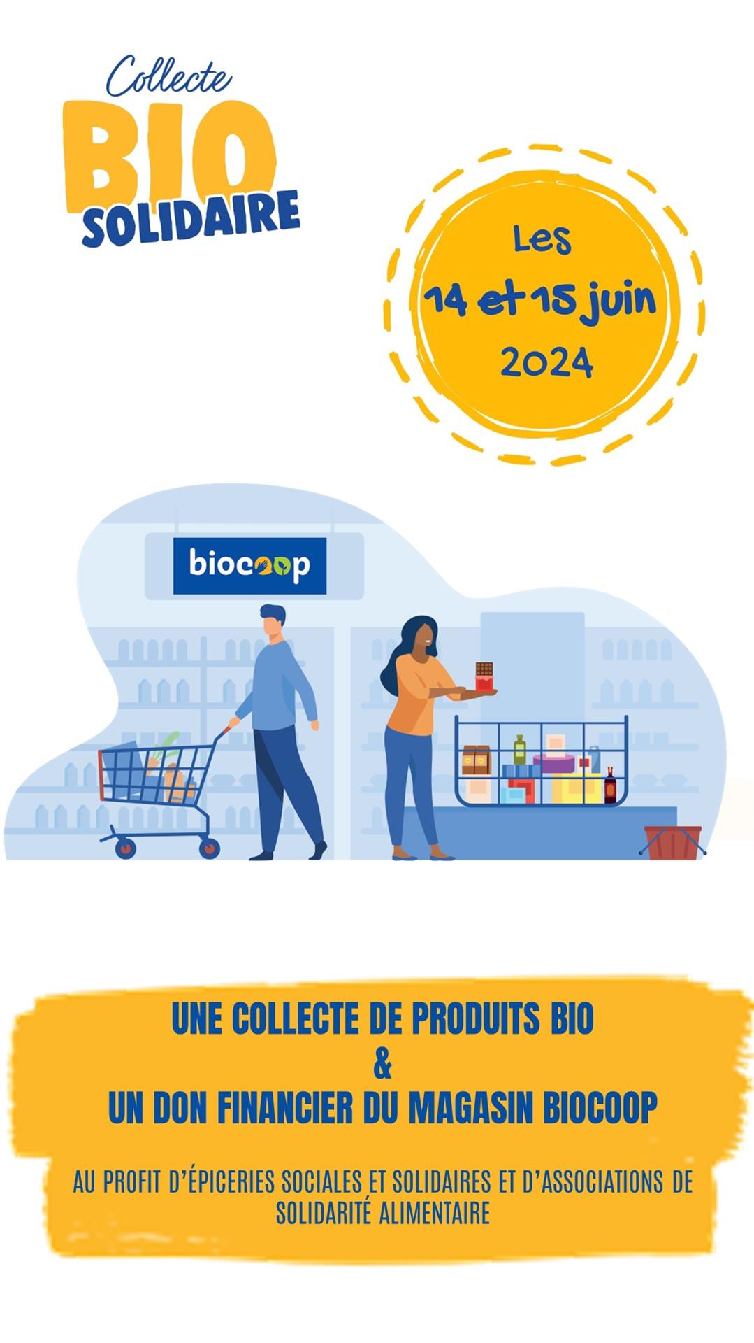 Collecte Bio solidaire 