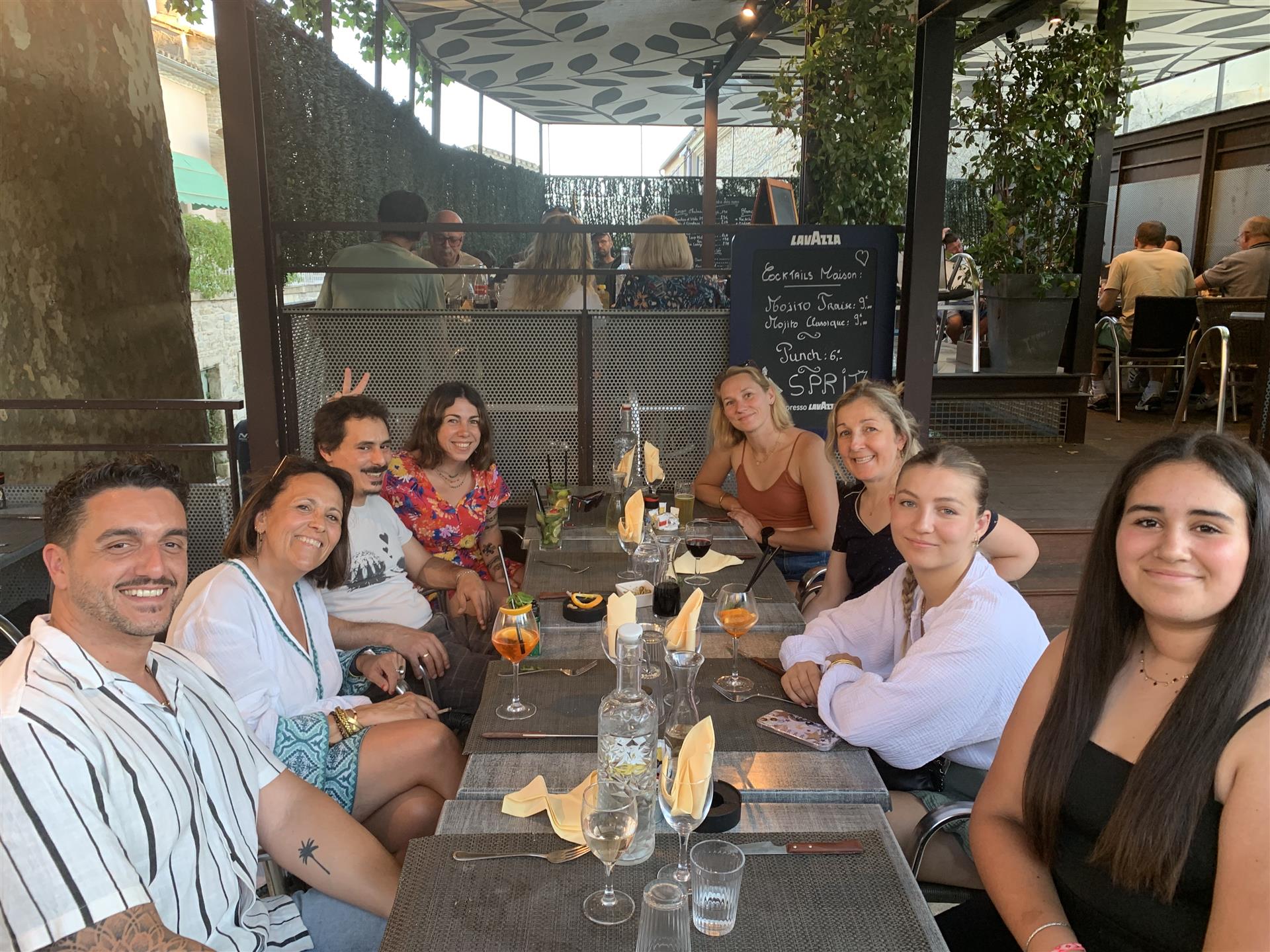 Repas avant l'ouverture de la période estivale