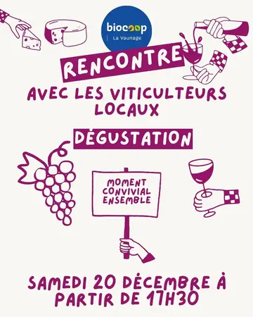 Rencontre avec les viticulteurs locaux 